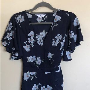 bbdakota floral wrap dress